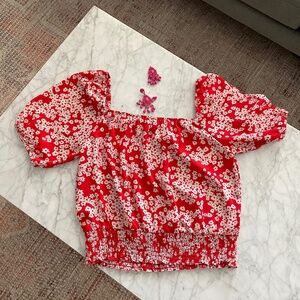 Floral Adjustable Top Size XL by Nina Britton